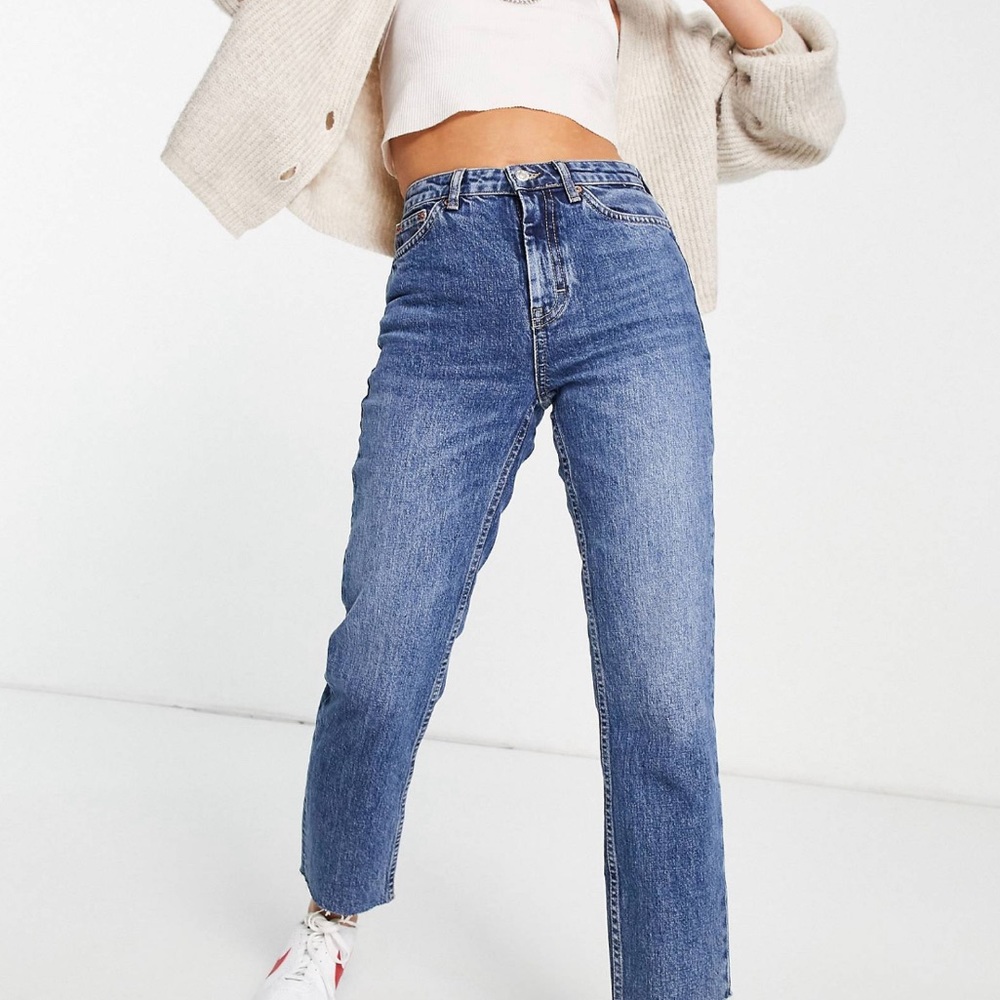 ASOS Topshop straight leg denim jeans 👖🤍
